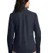 242 LW100 Port Authority Ladies Long Sleeve Carefr River Blue Nvy back view