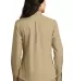 242 LW100 Port Authority Ladies Long Sleeve Carefr Wheat back view