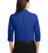242 LW102 Port Authority Ladies 3/4-Sleeve Carefre True Royal back view