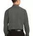 242 TS663 Port Authority Tall SuperPro Twill Shirt Sterling Grey back view