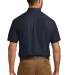 242 W101 Port Authority Short Sleeve Carefree Popl River Blue Nvy back view