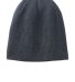 242 C935 Port Authority Rib Knit Slouch Beanie in Dre bl ny/i gy front view