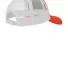 242 C112 Port Authority Snapback Trucker Cap in Orng/white back view