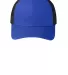 242 C112 Port Authority Snapback Trucker Cap in Troyal/bk front view