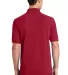 244 KP1500 Port & Company Ring Spun Pique Polo Red back view