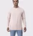 Cotton Heritage M2430 French Terry Crew Pullover Nude Pink front view
