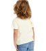 US Blanks US20001 Toddler Organic Cotton Crewneck  in Light yellow back view