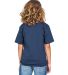 US Blanks US20001 Toddler Organic Cotton Crewneck  in Navy blue back view