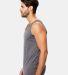 US Blanks US2408 /Unisex Poly/Cotton Tank in Asphalt side view