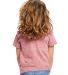 Toddler Tri-Blend Crewneck T-Shirt in Tri red back view