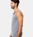 US Blanks US3408 /Unisex Tri-Blend Tank in Tri ath grey side view