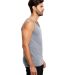 US Blanks US3408 /Unisex Tri-Blend Tank in Tri ath grey side view