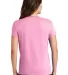 Anvil 880 by Gildan Women's Lightweight Tee in Charity pink back view