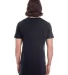 5624 Short Sleeve Long and Lean Tee in Black back view