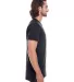 5624 Short Sleeve Long and Lean Tee in Black side view