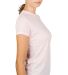 0240 Tultex Ladies Ultra Blend Tee  in Heather pink side view