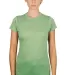 0240 Tultex Ladies Ultra Blend Tee  in Heather green front view