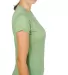 0240 Tultex Ladies Ultra Blend Tee  in Heather green side view