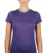 0240 Tultex Ladies Ultra Blend Tee  in Heather purple front view
