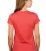 0240 Tultex Ladies Ultra Blend Tee  in Heather red back view