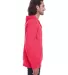 Anvil 6759 Triblend Hooded Full-Zip T-Shirt HEATHER RED side view