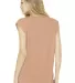 Bella Canvas 8804 Women's Flowy Muscle Tank with R PEACH back view