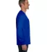 HANES 5596 Tagless Long Sleeve T-Shirt with a Pock Deep Royal side view