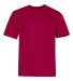 52 482Y Cool Dri Youth Performance Short Sleeve T- Deep Red front view