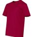 52 482Y Cool Dri Youth Performance Short Sleeve T- Deep Red side view