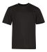52 482Y Cool Dri Youth Performance Short Sleeve T- Black front view