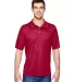 52 4800 Cool Dri Polo Sport Shirt Deep Red front view