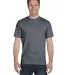 Hanes 518T Beefy-T Tall T-Shirt Charcoal Heather front view