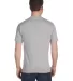 Hanes 518T Beefy-T Tall T-Shirt Light Steel back view