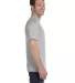 Hanes 518T Beefy-T Tall T-Shirt Light Steel side view