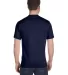 Hanes 518T Beefy-T Tall T-Shirt Navy back view