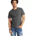 Hanes 518T Beefy-T Tall T-Shirt Smoke Grey front view