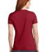 S04V Nano-T Women's V Neck T Shirts in Deep Red