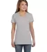 S04V Nano-T Women's V-Neck T-Shirt Light Steel front view