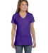 S04V Nano-T Women's V-Neck T-Shirt Purple front view