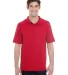 055P X-Temp Pique Sport Shirt with Fresh IQ Deep Red front view
