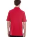 055P X-Temp Pique Sport Shirt with Fresh IQ Deep Red back view