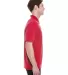 055P X-Temp Pique Sport Shirt with Fresh IQ Deep Red side view
