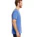 Hanes 42TB X-Temp Triblend T-Shirt with Fresh IQ o Royal Triblend side view