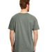 Hanes 42TB X-Temp Triblend T-Shirt with Fresh IQ o Military Green Triblend back view