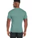 Hanes 42TB X-Temp Triblend T-Shirt with Fresh IQ o Green Clay Heather back view