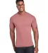 Hanes 42TB X-Temp Triblend T-Shirt with Fresh IQ o Mauve Heather front view