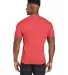 Hanes 42TB X-Temp Triblend T-Shirt with Fresh IQ o Poppy Red Heather back view