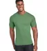 Hanes 42TB X-Temp Triblend T-Shirt with Fresh IQ o True Green Heather front view