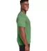 Hanes 42TB X-Temp Triblend T-Shirt with Fresh IQ o True Green Heather side view