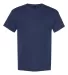 Hanes 42TB X-Temp Triblend T-Shirt with Fresh IQ o Solid Navy Triblend front view